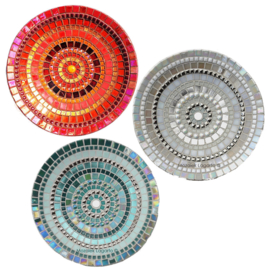 Mozaiekpakket 3 Schaal Cameleon Bruin/Goud