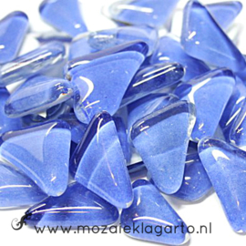 Mozaiek puzzelstukjes Soft Glas 100 gram Blauw 095