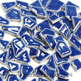 Keramiek Puzzelstukjes per 100 gram Blauw 191