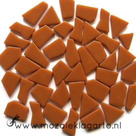 Mozaiek puzzelstukjes Glas 100 gram Bruin 095