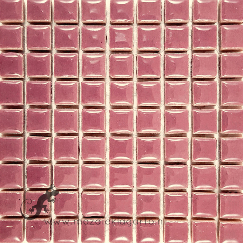 Keramiek 10x10 per 81 Roze 049 | 1 x 1 cm | Mozaiek Lagarto
