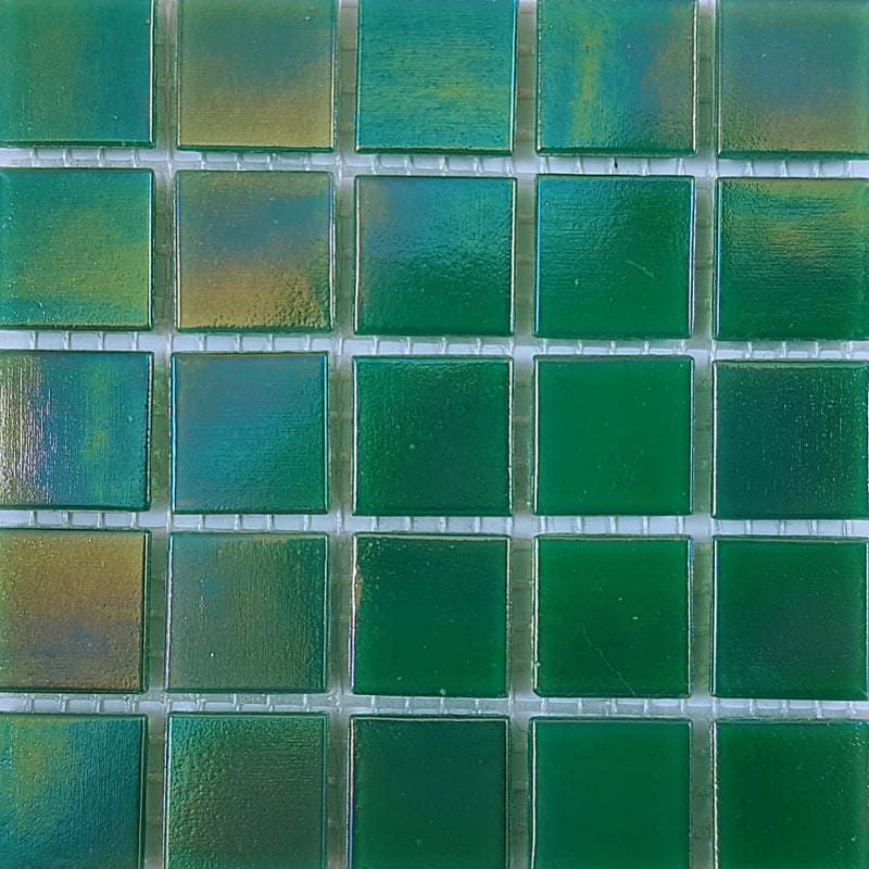 kruising Nietje defect Jade Groen Parelmoer 2 x 2 cm per 25 tegels | Parelmoer glas 2 x 2 cm per  25 tegels | Mozaiek Lagarto