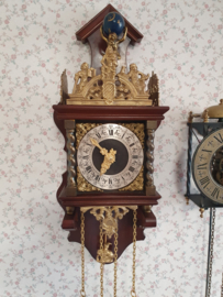 Antique Original Warmink Zaandam Clock from 1960 , 8 dayes movement