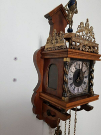 Antique Original Warmink Zaandam Clock from 1950 , 8 dayes movement