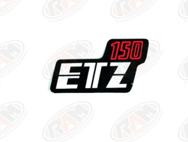 sticker zijdecksel etz 150