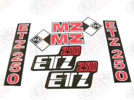 sticker set etz 250