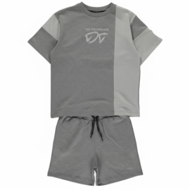 2-DELIGE SET GRIJS GEMELEERD, JOB DUTCHTUBER