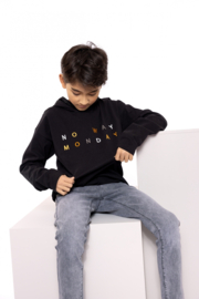 LONGSLEEVE/HOODIE, ZWART