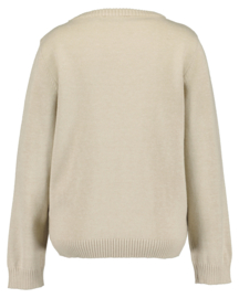 TRUI KNITWEAR ZAND MET HARTJES,DOGS