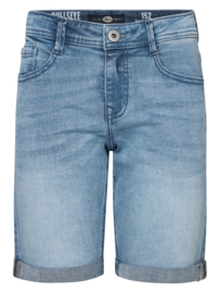 KORTE DENIM SPIJKERBROEK, LICHT BLAUW