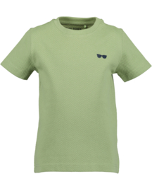 SHIRT KHAKI GROEN, BASICS