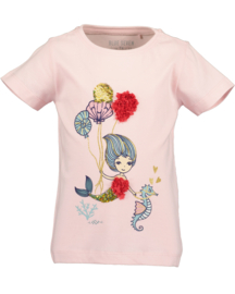 SHIRT ROZE MET VEEGPAILETTEN EN APPLICATIES, OCEAN