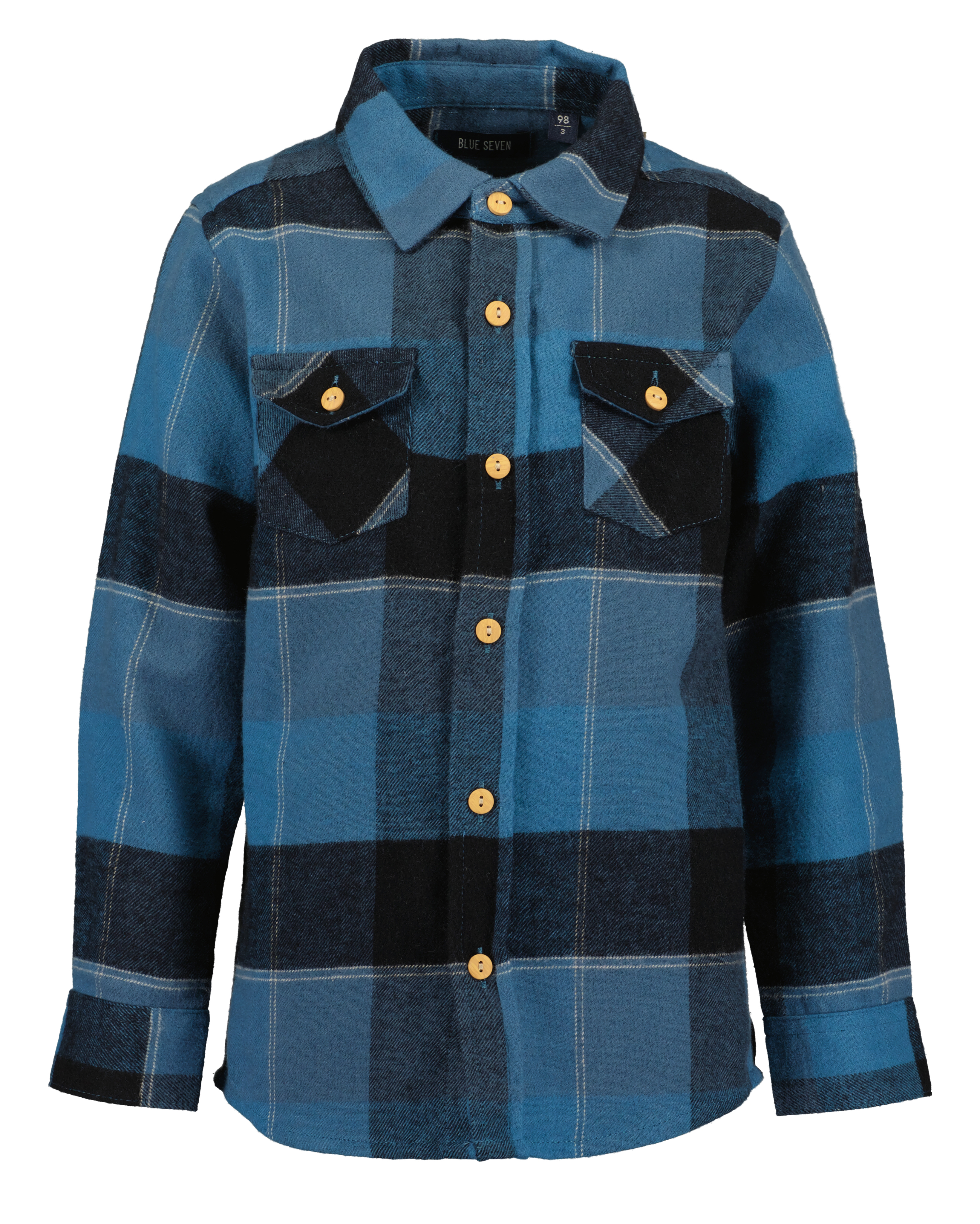 BLOUSE ICELAND, OCEAANBLAUW