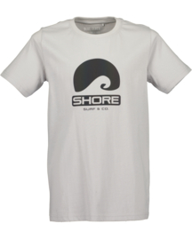 SHIRT MET PRINT, GRIJS