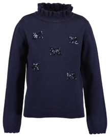 TRUI KNITWEAR BLAUW, BALLERINA