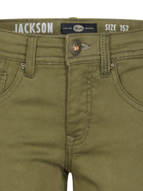 KORTE SPIJKERBROEK, JEANS DUSTY ARMY