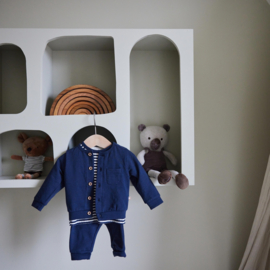 3-DELIGE BABYSET, DONKER BLAUW