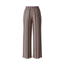 BROEK GESTREEPT WIDE LEG, MULTICOLOR