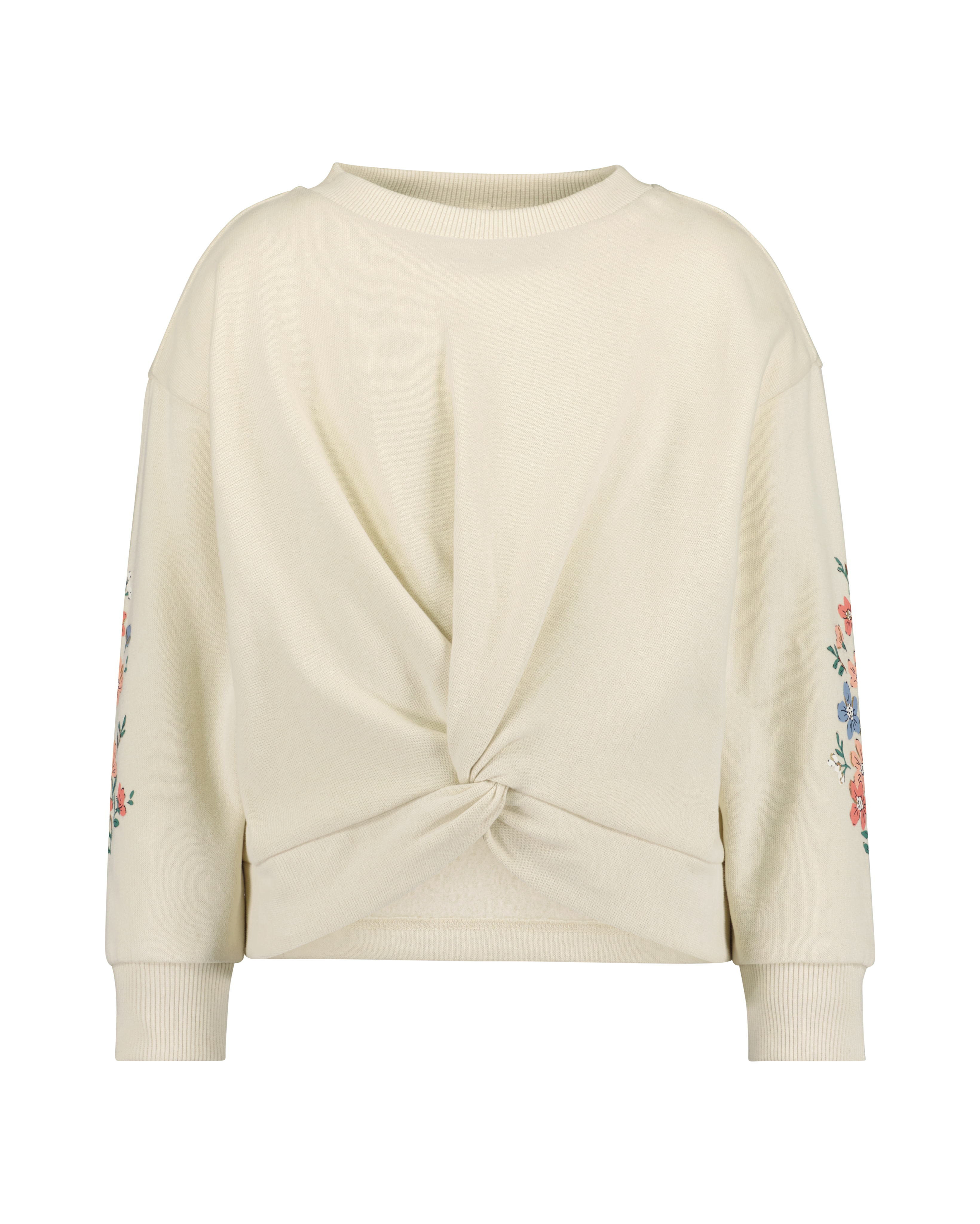 SWEATER FLOWERS, OFF-WHITE