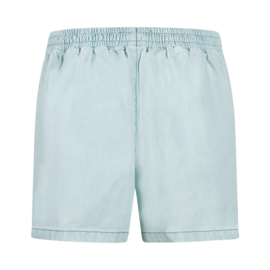 BIKERSHORT, JEANS BLAUW