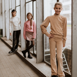 TREGGING LEDERLOOK, ZWART