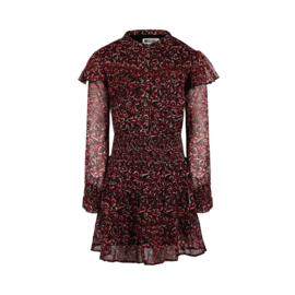MESH JURK, MULTICOLOR