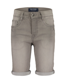 KORTE SPIJKERBROEK, JEANS GRIJS