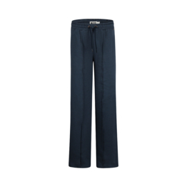 WIDE LEG BROEK, BLAUW