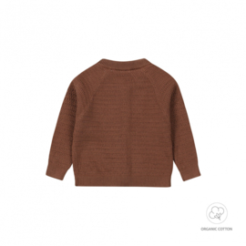 BABY VESTJE KNITWEAR, BRUIN