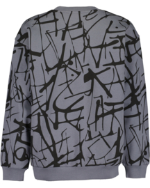 SWEATER GRAPHIC, GRIJS