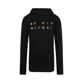 LONGSLEEVE/HOODIE, ZWART