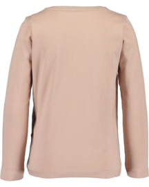 LONGSLEEVE SWAN MET VLINDERS, POEDERROZE