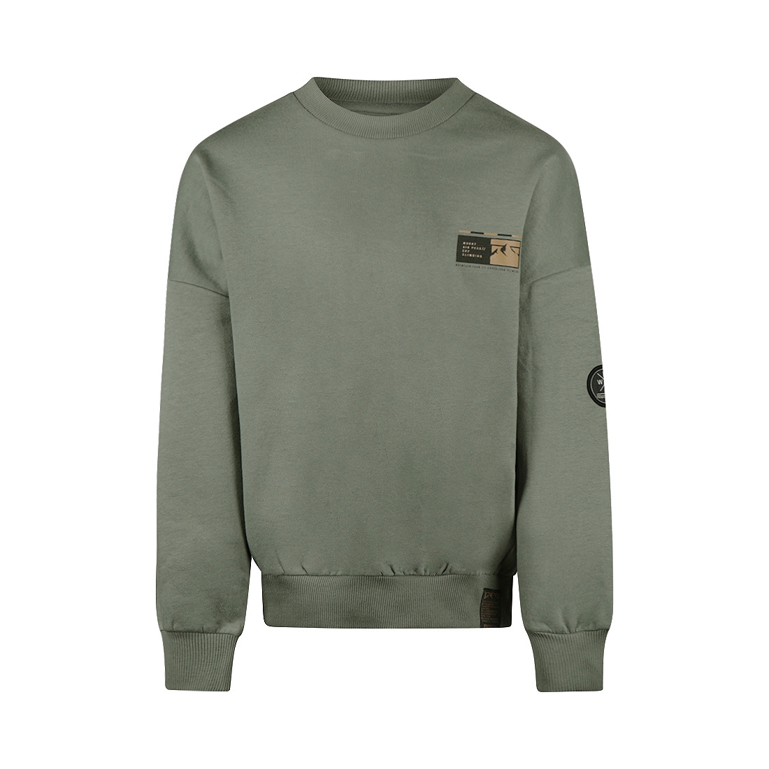 SWEATER LOOSE FIT, GRIJS GROEN