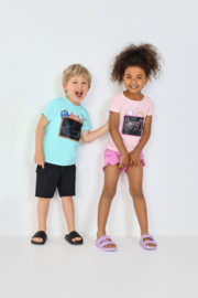 SHIRT LICHT BLAUW, MONSTERS