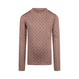 LONGSLEEVE MET WIEBER RUIT, MULTICOLOR