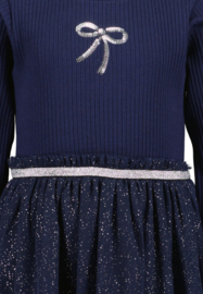 JURK MET TULLE ROK DONKERBLAUW, BALLERINA