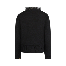 BLOUSE, ZWART