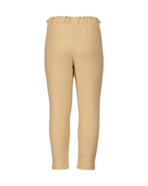 BROEK PAPERBAG BEIGE, FLOWER