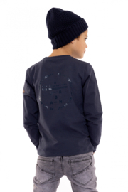 LONGSLEEVE, DONKER BLAUW