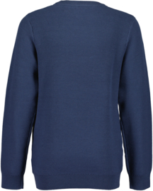 PULLOVER BLAUW, VISUAL