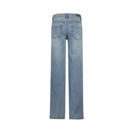 BROEK WIDE LEG, JEANS BLAUW