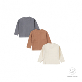 SET 3 LONGSLEEVES, RIB
