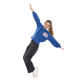 SWEATER AMOUR, HEMELS BLAUW