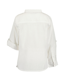 BLOUSE LANGE MOUW WIT, FESTIVE