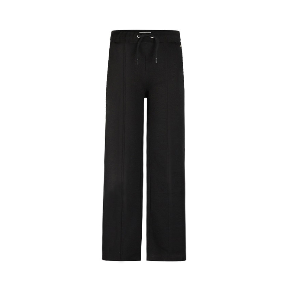 WIDE LEG BROEK, ZWART