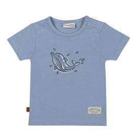SHIRT BLAUW DOLFIJN, SAND & SUN