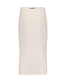 MAXI ROK, GESTREEPT