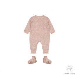 BABYPAKJE & SLOFJES, POEDER ROZE