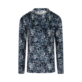 LONGSLEEVE AOP, BLAUW