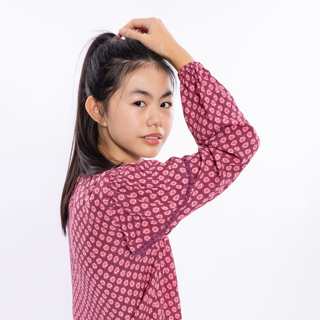 BLOUSE, WIJNROOD